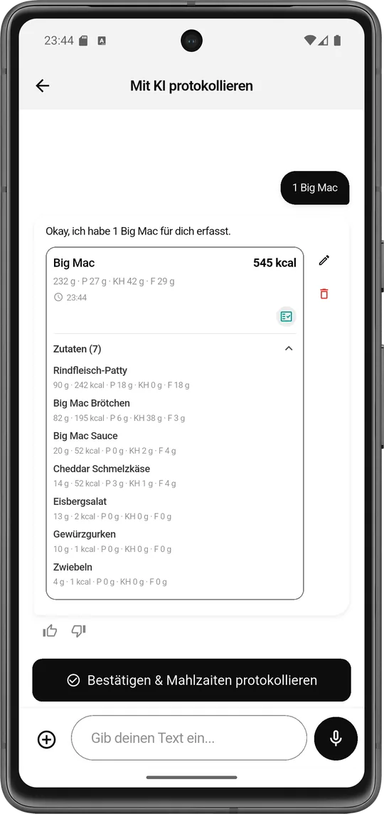 Mahlzait App Screenshot