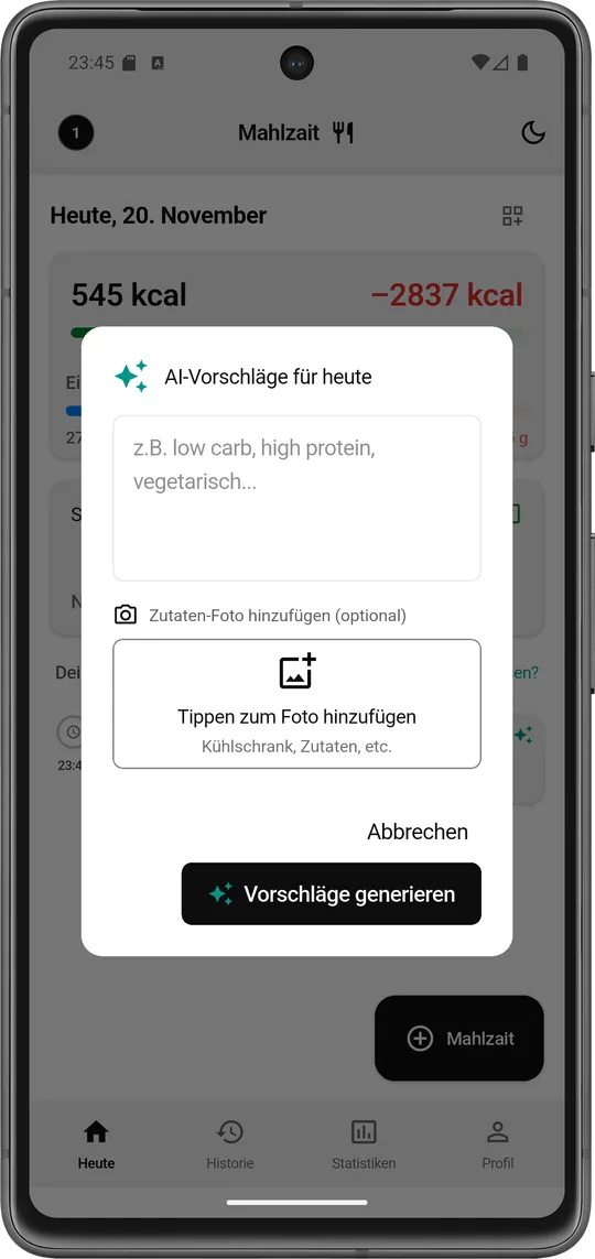 Mahlzait App Screenshot